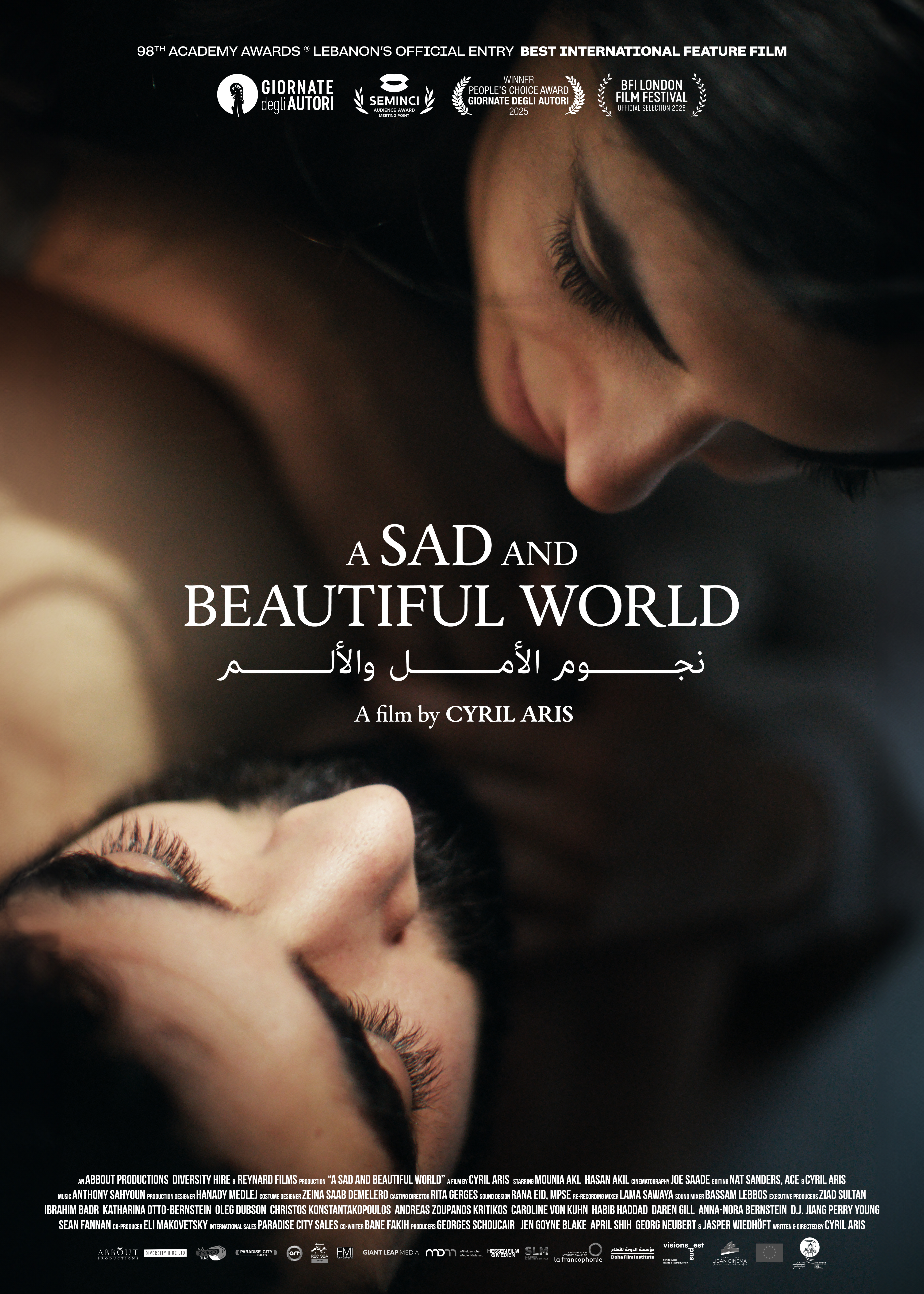 A Sad and Beautiful World" (Un mundo frágil y maravilloso), ópera prima de Cyril Aris, inaugurará la tercera edición del Festival de Cine Libanés en México. La película fue la seleccionada por Líbano para competir por una nominación al Óscar como Mejor Película Internacional. | Cortesía: FECIL