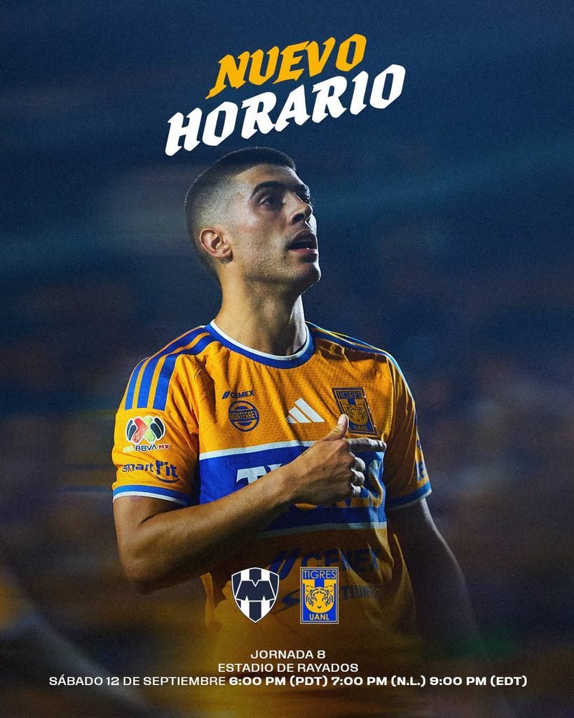Clásico Regio 2026: nueva fecha y horario del Rayados vs Tigres